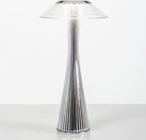 Kartell Space - lampă LED de masă designer, crom, Metalic, Camera de zi / sufragerie, Plastic, Design