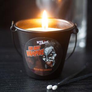 Lumanare decorativa parfumata in galetusa de metal After Dark - Run Away Vampire (Santal)