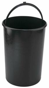Coș de plastic cu mâner Elletipi 12 l, negru
