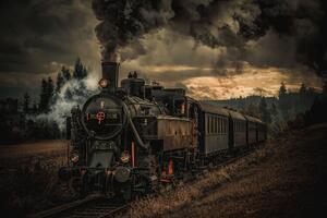 Fotografie Gold digger train, Hubert Bichler