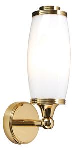 Elstead Aplică de perete Eliot Bath, alamă, 1 bec, reglabil, Auriu / Alamă, Baie, Metal, Modern