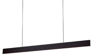 ORION Gideon lampă suspendată LED, Up-& Downlight, negru, reglabil, Negru, Camera de zi / sufragerie, Metal, Modern