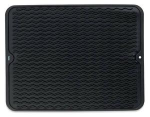 Kela Tavă de picurare Rena, silicon, negru, 40 x30 x 0,6 cm