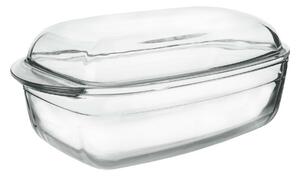 Vas de copt din sticlă cu capacdreptunghiular Orion, 32,5 x 20 x 13 cm
