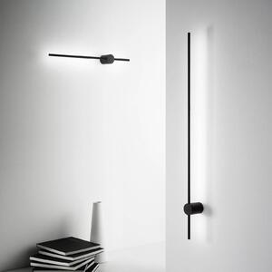 IDEAL LUX Ideal Lux Essence aplică de perete LED 11W negru, Negru, Camera de zi / sufragerie, Metal, Modern
