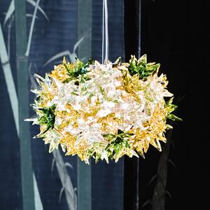 Kartell Bloom S2 lampă suspendată LED G9, mentă, Verde, Camera de zi / sufragerie, Plastic, Design