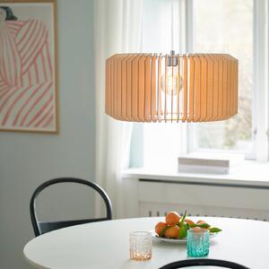 Lampă suspendată Asti 50 din lamele de lemn, 25 cm