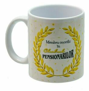 Cana personalizata pentru pensionar, Membru onorific in clubul pensionarilor
