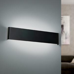 ORION Accent aplică perete LED cu up-/downlight, negru, Negru, Camera de zi / sufragerie, Metal, Modern, Priză de perete sus / jos