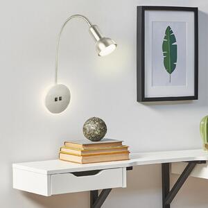 2178012 aplică LED comutator dublu nichel mat