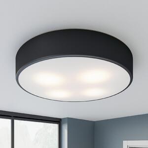 Cleo plafonieră, Ø 50 cm, IP20, negru, metal, E27