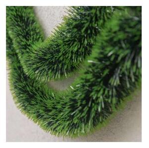 Beteala decorativa brad, lungime 6 metri, grosime 15 cm, doua nuante de verde