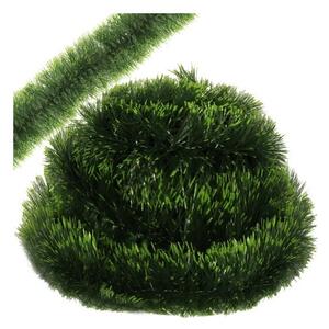 Beteala decorativa brad, lungime 6 metri, grosime 15 cm, doua nuante de verde