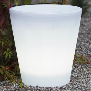 Ghiveci de flori cu LED Assisi iluminat Ø 37 cm