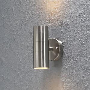 Konstsmide Aplică de exterior Modena, oțel inoxidabil, 2 becuri, reglabil, Metalic, Metal, Modern