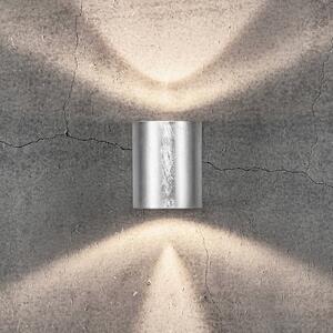 Aplică LED de exterior Canto 2, 10 cm, zincat