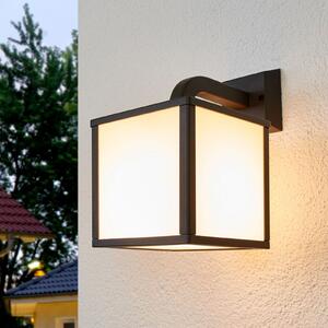 Aplică de exterior Cubango LED, antracit, cub, aluminiu