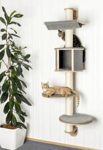 Kerbl Ansamblu pisici de perete Dolomit Tofana, gri, 168 cm, 81540 81540