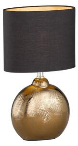 Lampă de masă Foro, bronz/negru, înălțime 39 cm