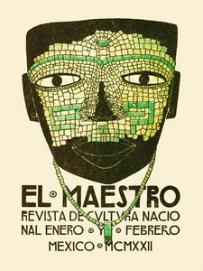 Artă imprimată El Maestro Magazine Cover No.2 (Mexican Art & Culture), (30 x 40 cm)
