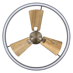 Ventilator de tavan Beacon LED Cessna, nichel/albă, DC, silențios