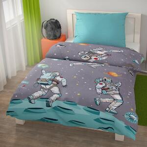 Lenjerie de pat pentru copii SPACE din bumbac , 140 x 220 cm, 70 x 90 cm, 140 x 220 cm, 70 x 90 cm