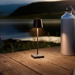 Sigor Nuindie pocket LED lampă de masă reîncărcabilă, negru, IP54, dimabil, reglabil, Negru, Aluminiu, Modern