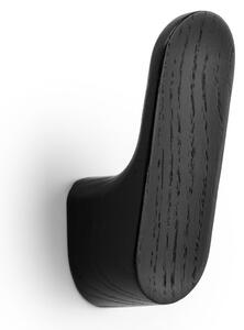 Agatatoare cuier Luv Wood, finisaj frasin negru mat lacuit, 82.2x28x49.7 mm
