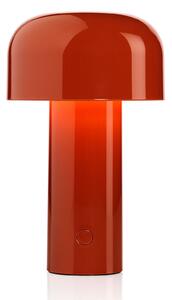 FLOS Lampă de masă cu LED-uri reîncărcabile Bellhop roșu cărămiziu, reglabil, Roșu, Camera de zi / sufragerie, Plastic, Design