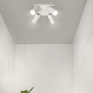 LEDVANCE Octagon Spot LED cu LED-uri, reglabil, cu 4 lumini, pătrat, alb