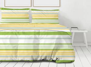 Lenjerie de pat premium din bumbac de culoare verde Rozmer: 140x200 cm | 1 x 70x80 cm