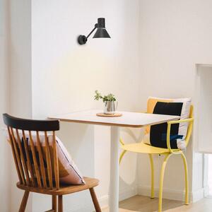 Anglepoise Type 80 W2 aplică, negru mat, Negru, Camera de zi / sufragerie, Metal, Design