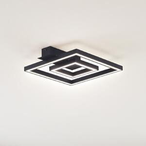Lindby plafonieră LED Madamo, negru, 30 cm, 3000K, aluminiu
