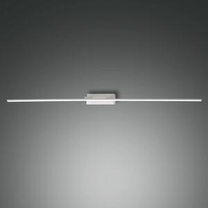 Fabas Luce Nala LED lumină oglindă, alb, lățime 110 cm, metal, Alb, Baie, Metal, Modern, Soclu de perete jos