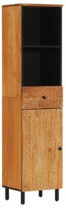 Dulap de baie, 38x33x160 cm, lemn masiv de acacia