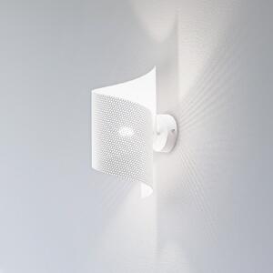 EMIBIG LIGHTING Aplică de perete Spiral, alb, metal, G9, 29 cm înălțime, reglabil, Alb, Camera de zi / sufragerie, Metal, Modern