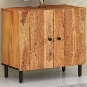 Dulap pentru chiuveta de baie, 62x33x58cm, lemn masiv de acacia
