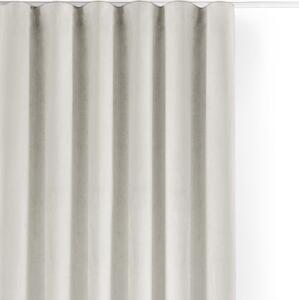 Draperie crem dimout (semi-opacă) din catifea 140x270 cm Velto – Filumi