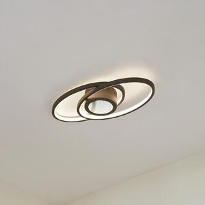 Lindby plafonieră LED Thalina, 60cm, dimabil, Infinity Tunnel