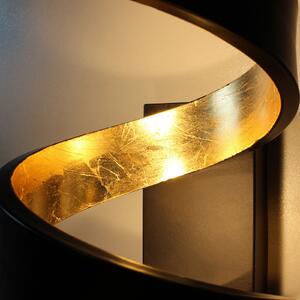 Helix lampadar LED negru-auriu