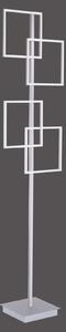 Paul Neuhaus Lampadar LED Inigo, gri, metal, CCT, dimabil