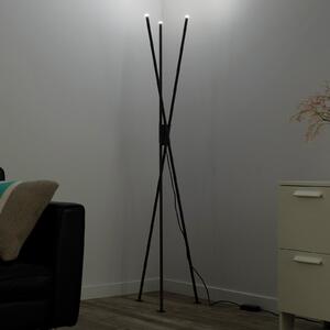 Q-Smart-Home Paul Neuhaus Q-PETER lampă de podea LED, RGB/CCT, reglabil, Negru, Camera de zi / sufragerie, Metal, Modern