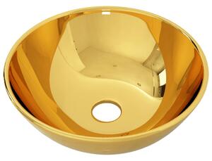 Chiuvetă de baie, auriu, 28 x 10 cm, ceramică