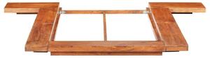Cadru pat futon, stil japonez, 100 x 200 cm, lemn masiv acacia