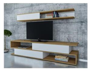 Mobilier living Simpsonic (Alb + teak) . 1102576