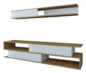 Mobilier living Simpsonic (Alb + teak) . 1102576