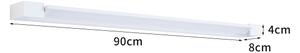 Brilagi - Iluminare LED pentru oglindă de baie AQUA LINE LED/24W/230V 90 cm IP44 alb
