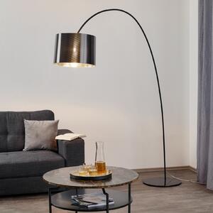 Helestra lampă de podea Roxx, negru, Negru, Camera de zi / sufragerie, Plastic, Modern