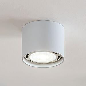 Arcchio Spot de plafon Mabel, Ø 12 cm, alb, metal, GU10, reglabil, Alb, Bucătărie, Aluminiu, Modern