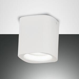 Fabas Luce Plafonieră Smooth, 1 bec, alb, IP44, reglabil, Alb, Camera de zi / sufragerie, Metal, Modern